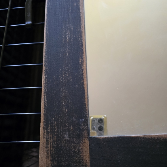 Primitive Black and Cream Rustic Frame - Picture 2 of 5